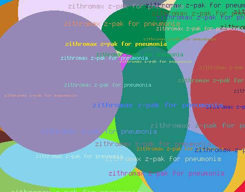 Zithromax Z-pak For Pneumonia